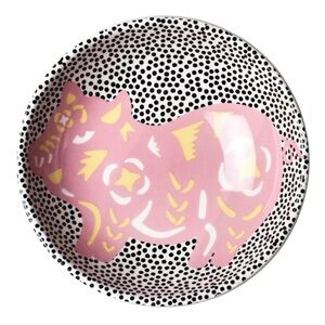 COTON COLORS  Chinese Zodiac Accent Bowl, Pig